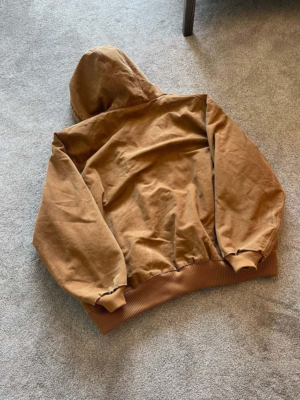Carhartt J130 Sandstone Duck Active Jacket Brown Quilt-Lined Men's 4XL Tall - Picture 2 of 5